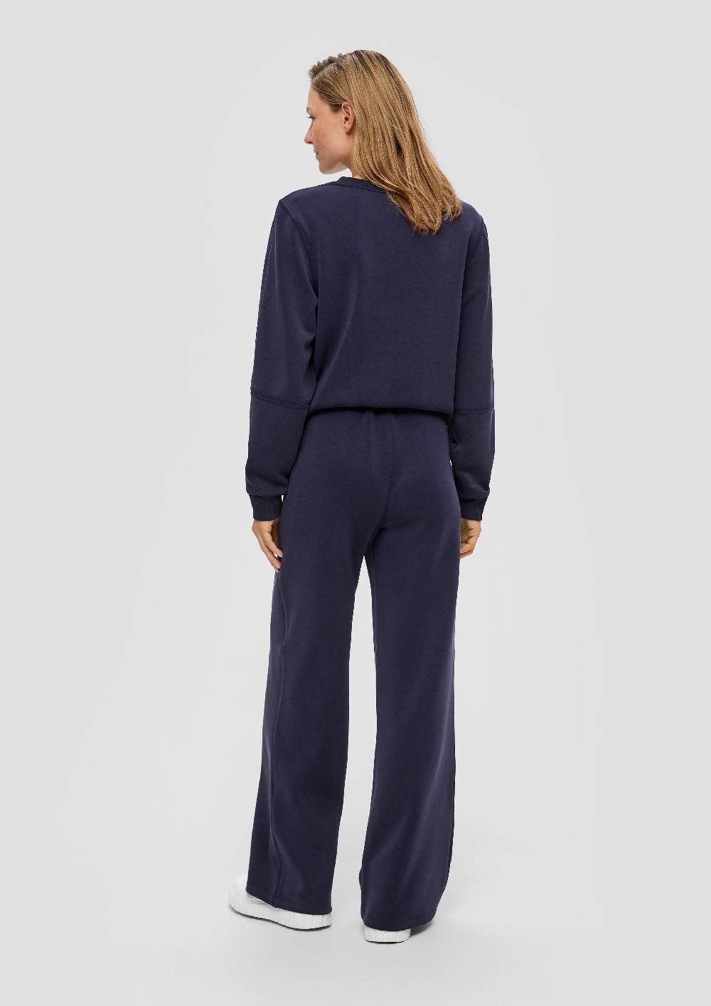 S.Oliver Wide-Leg-Hose Aus Scuba