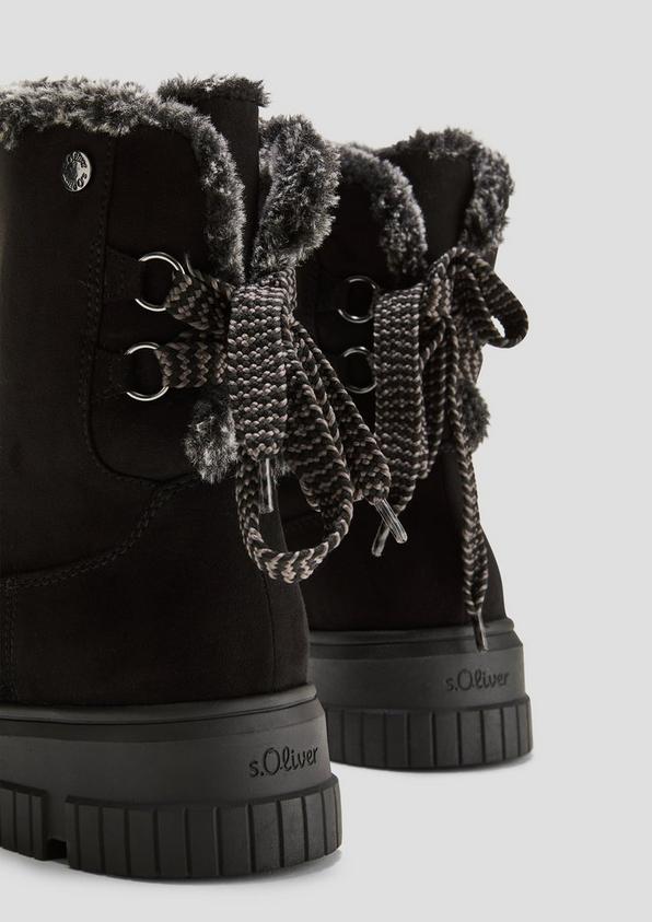 s.Oliver Winterstiefel mit Kunstfellfutter