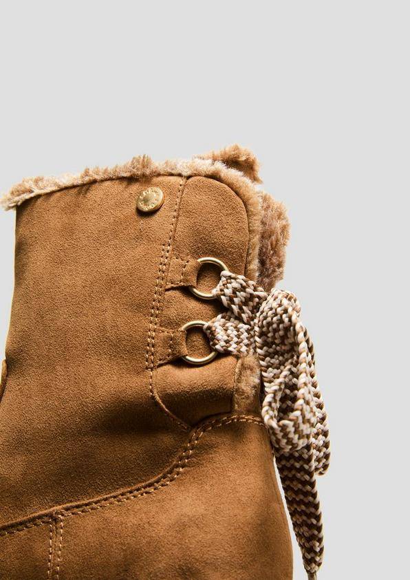 s.Oliver Winterstiefel mit Kunstfellfutter