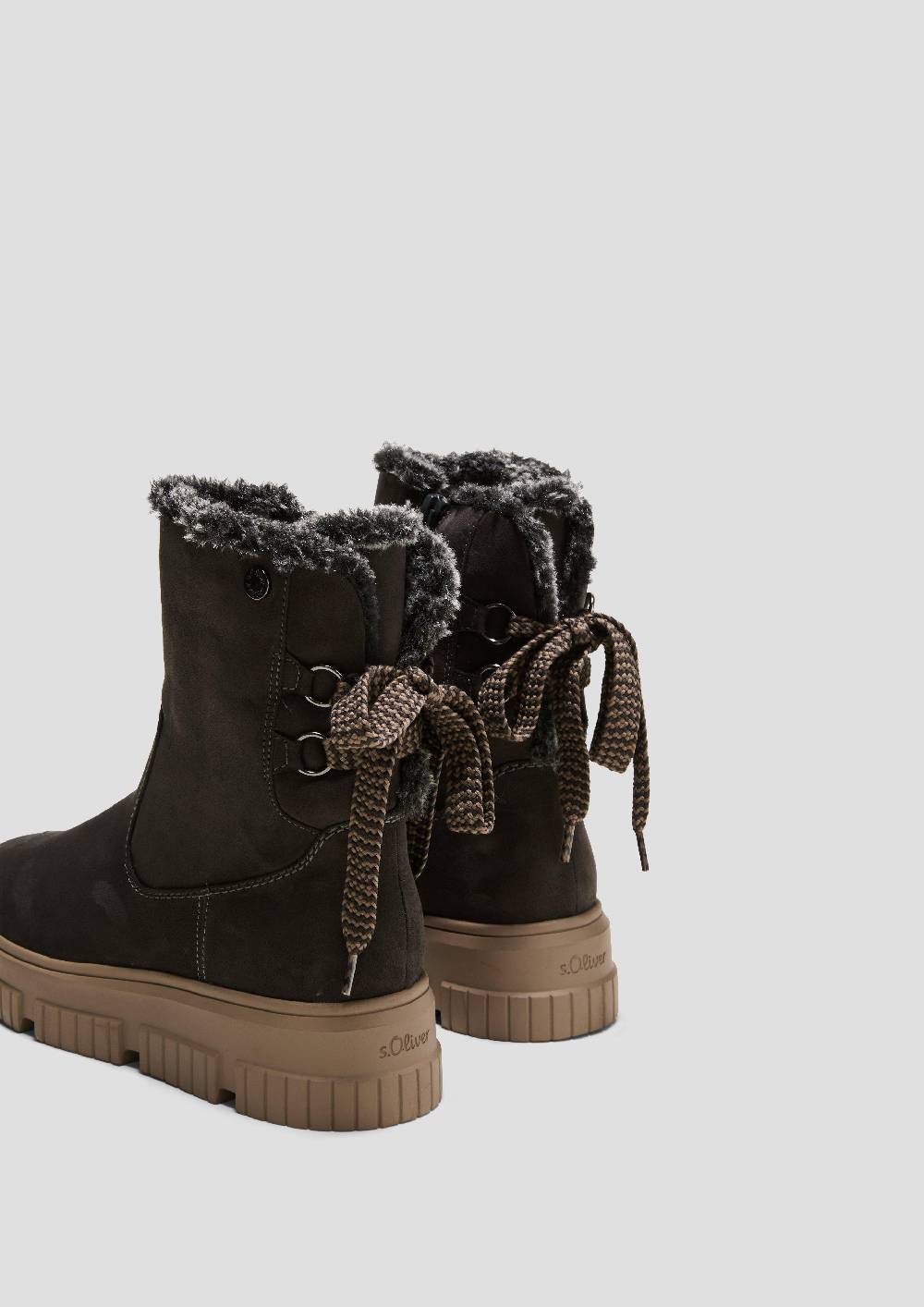 S.Oliver Winterstiefel Mit Kunstfellfutter