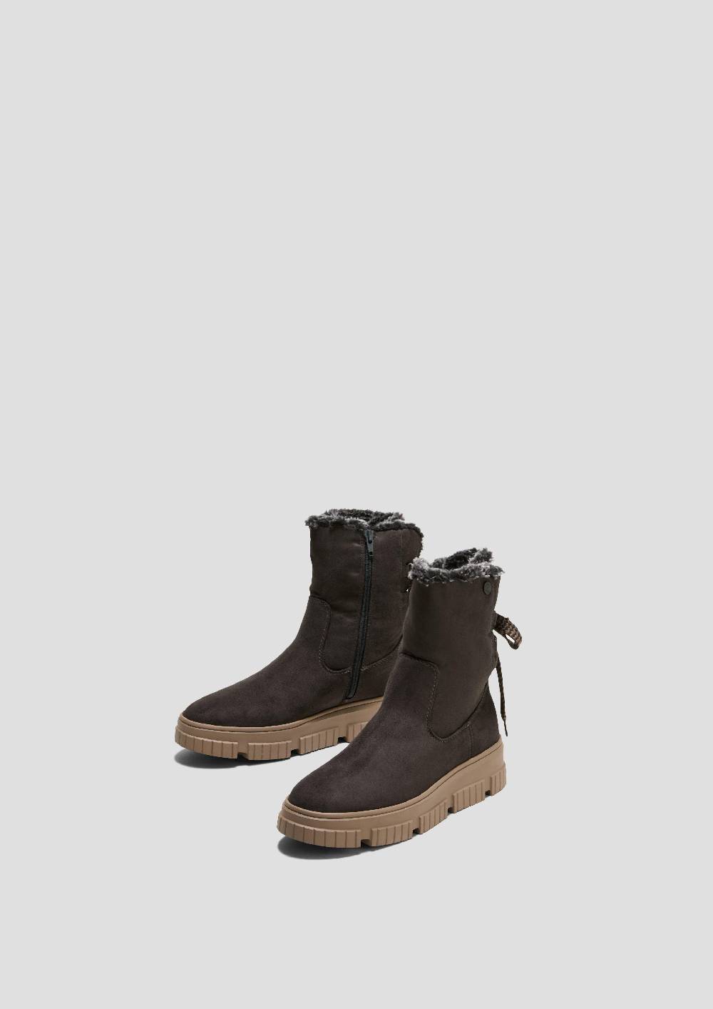 S.Oliver Winterstiefel Mit Kunstfellfutter