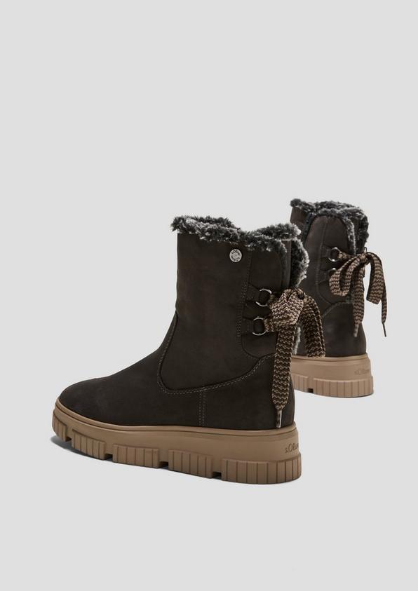 s.Oliver Winterstiefel mit Kunstfellfutter