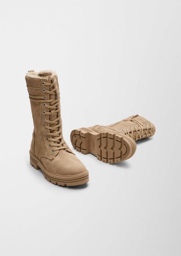 s.Oliver Winterstiefel mit Teddyplüsch