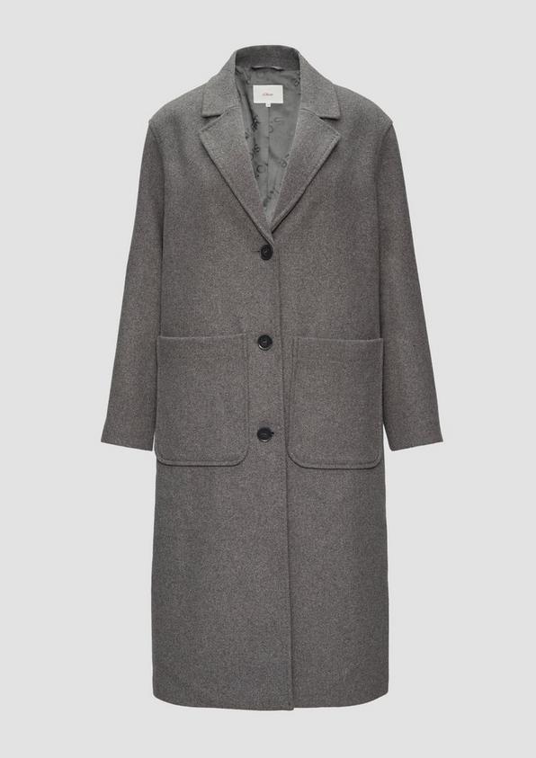 s.Oliver Wollmantel im Relaxed Fit