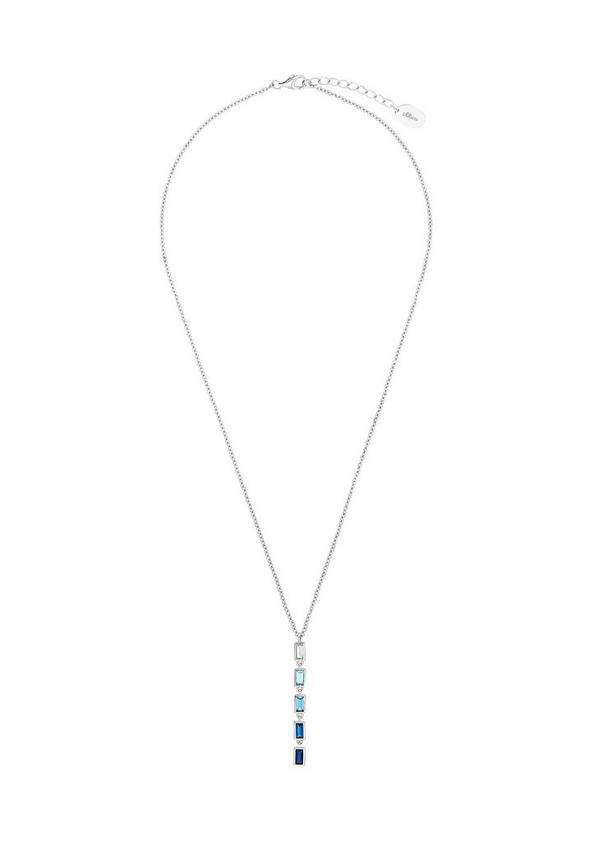 s.Oliver Y-Halskette mit Baguette-Anhänger