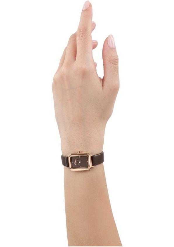 s.Oliver Zierliche Edelstahluhr