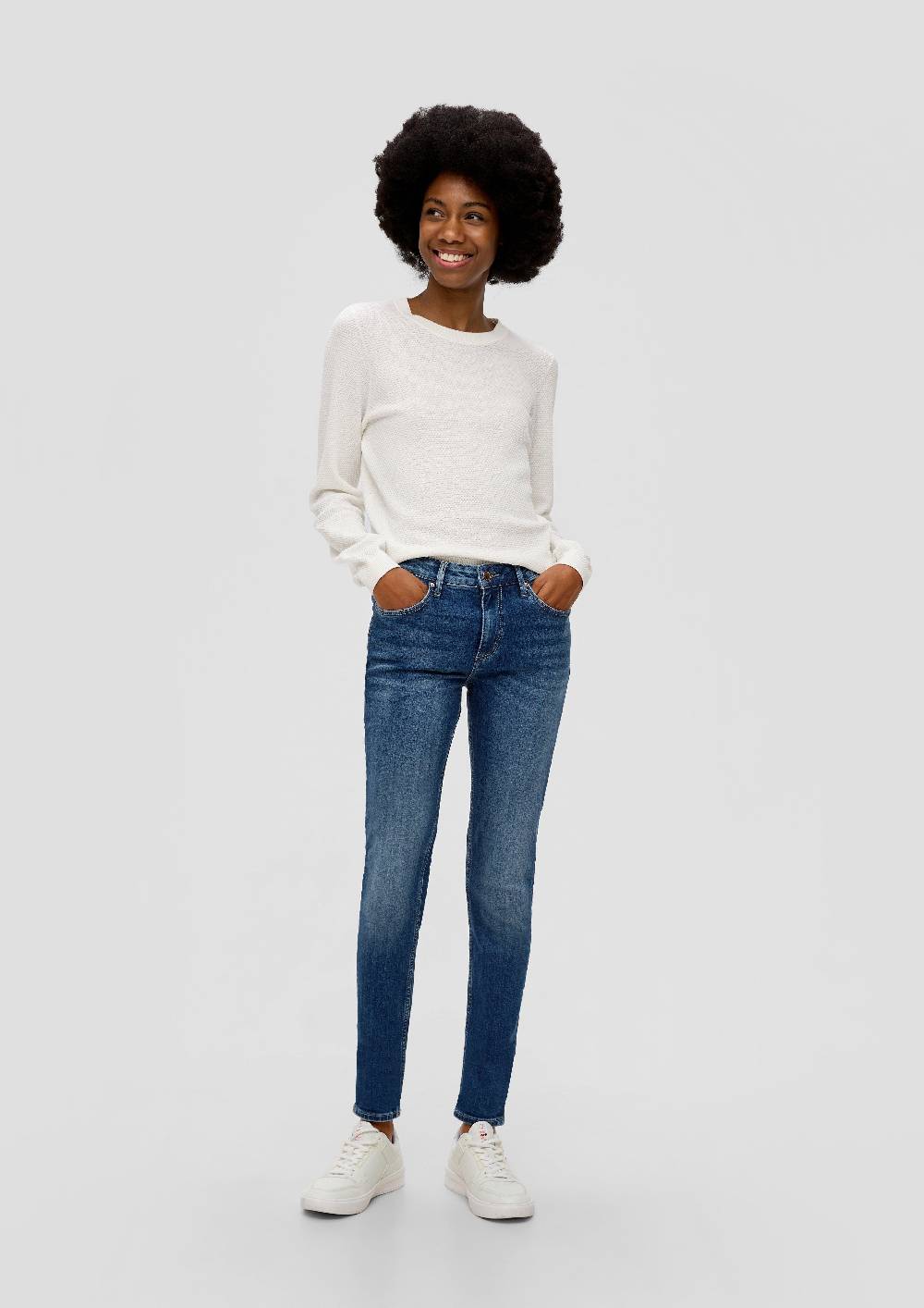 S.Oliver Sadie Jeans / Skinny Fit / Mid Rise / Skinny Leg / Baumwollstretch