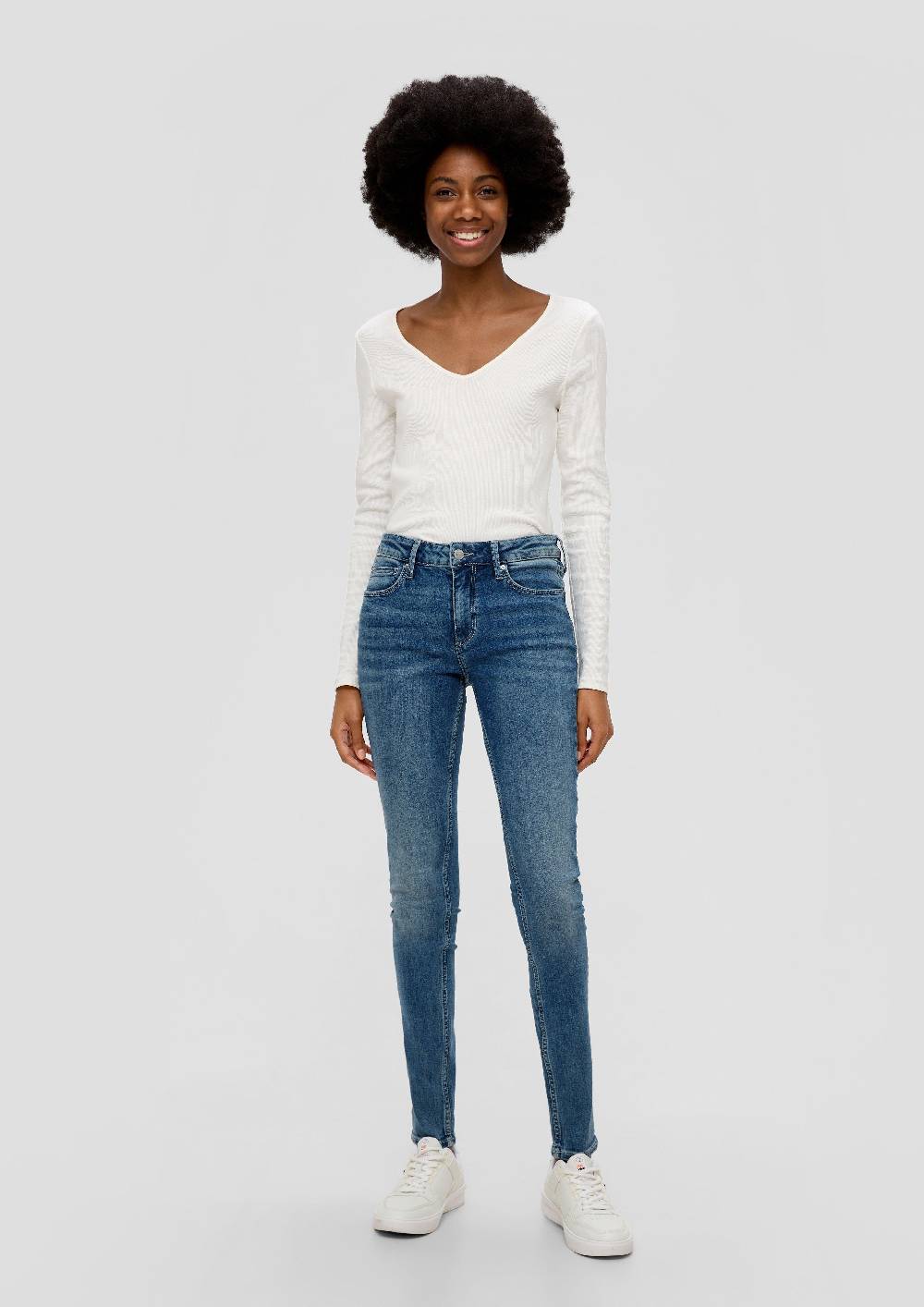 S.Oliver Sadie Jeans / Skinny Fit / Mid Rise / Skinny Leg / Baumwollstretch