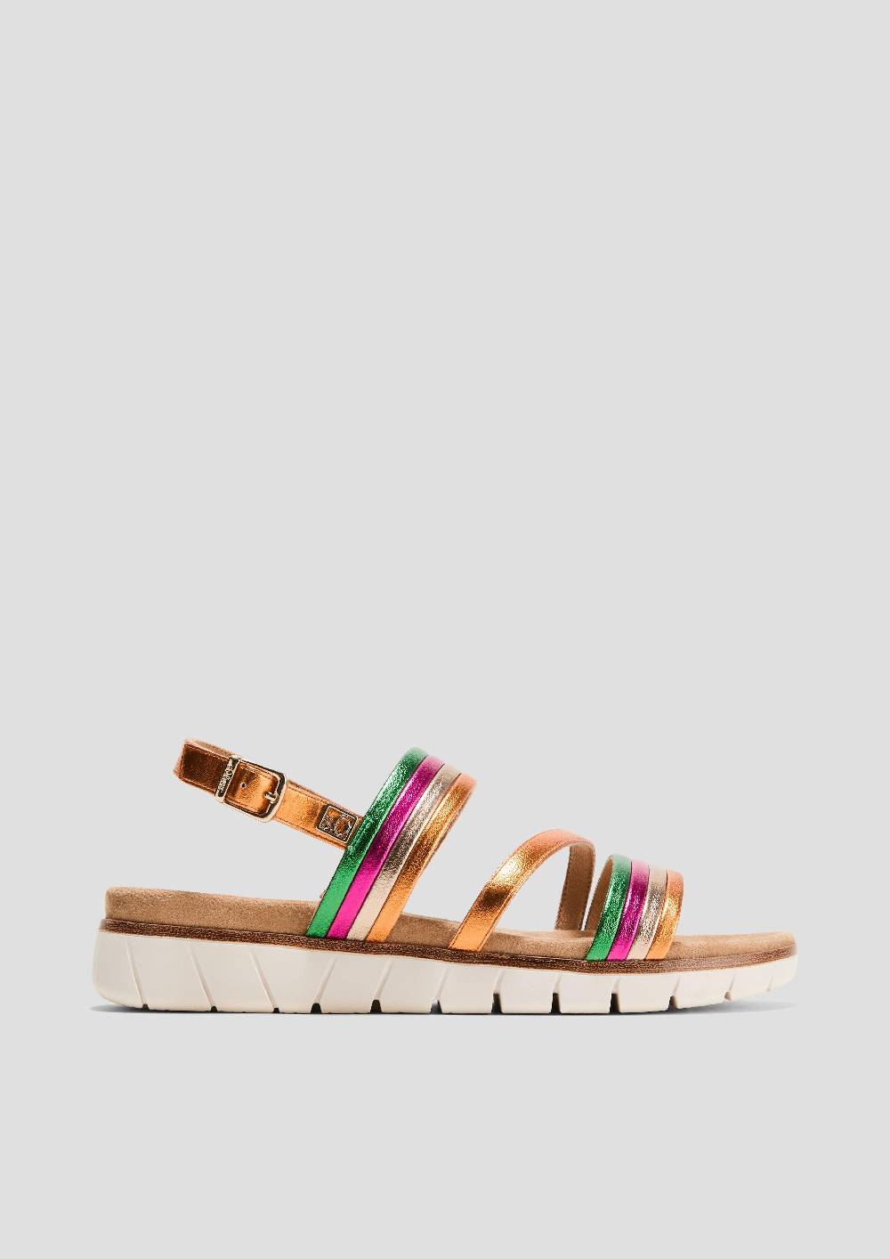 S.Oliver Sandalen Mit Riemen Und Profilierter Sohle