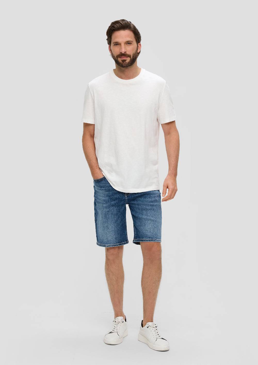 S.Oliver Short Jeans / Regular Fit / Mid Rise / Straight Leg