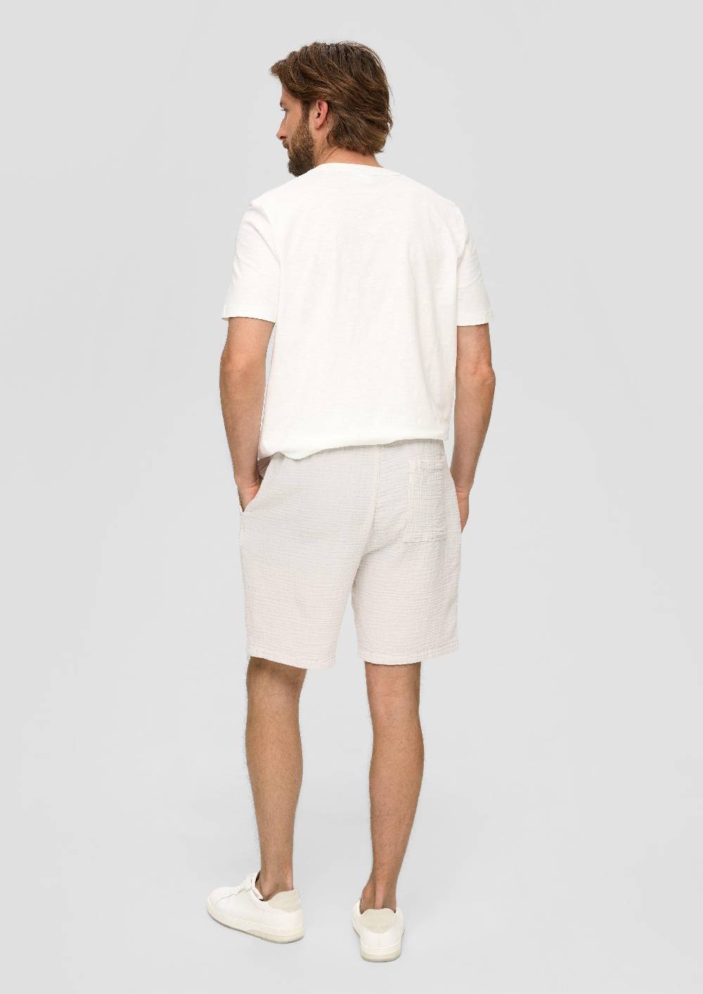 S.Oliver Shorts Aus Baumwoll-Stretch Mit Paspeltaschen