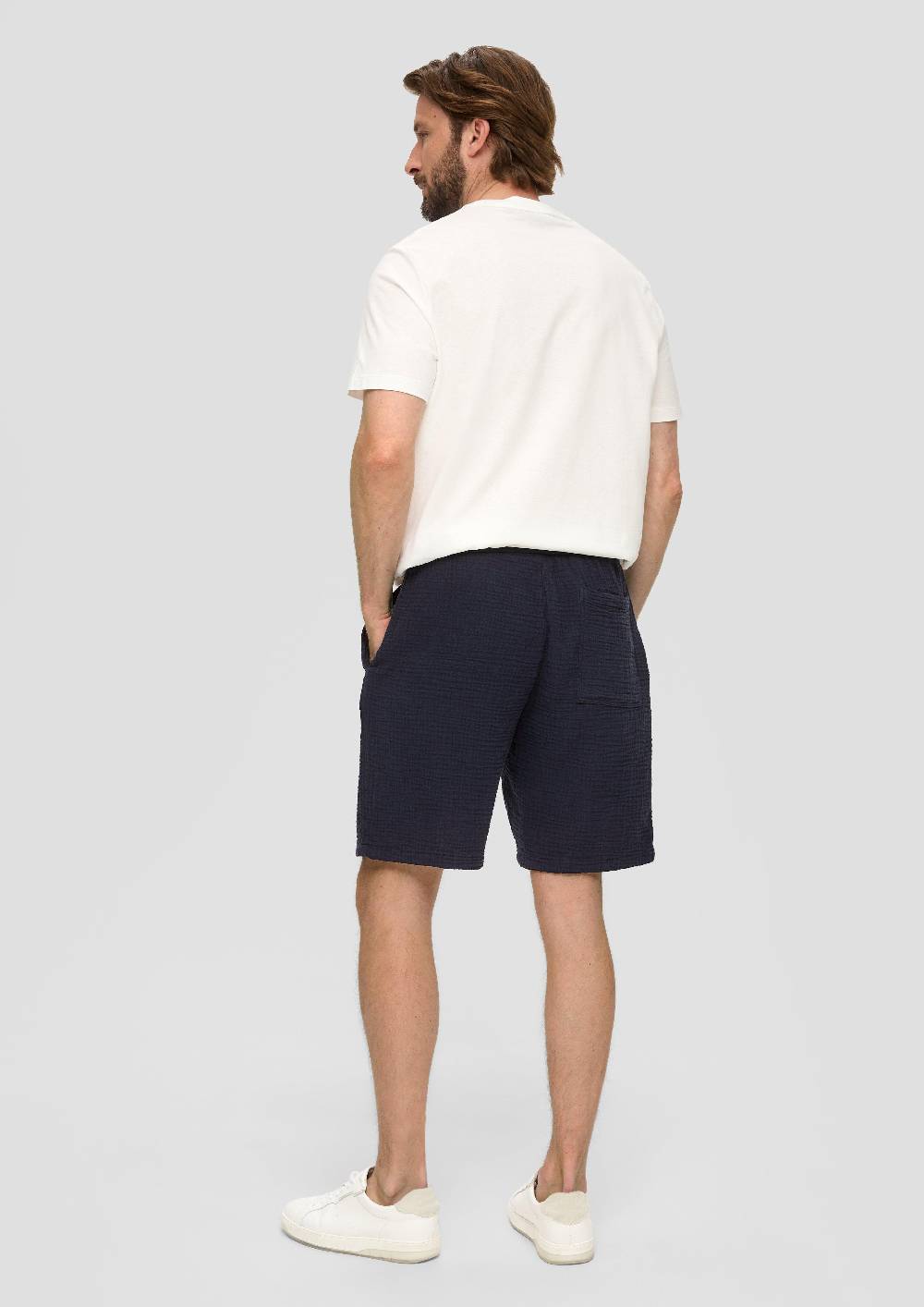 S.Oliver Shorts Aus Baumwoll-Stretch Mit Paspeltaschen