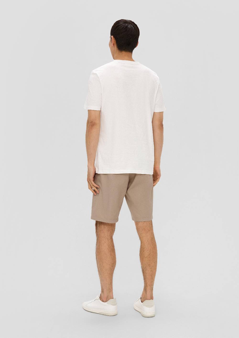 S.Oliver Shorts Aus Baumwollstretch Mit Elastikbund Und Tunnelzug