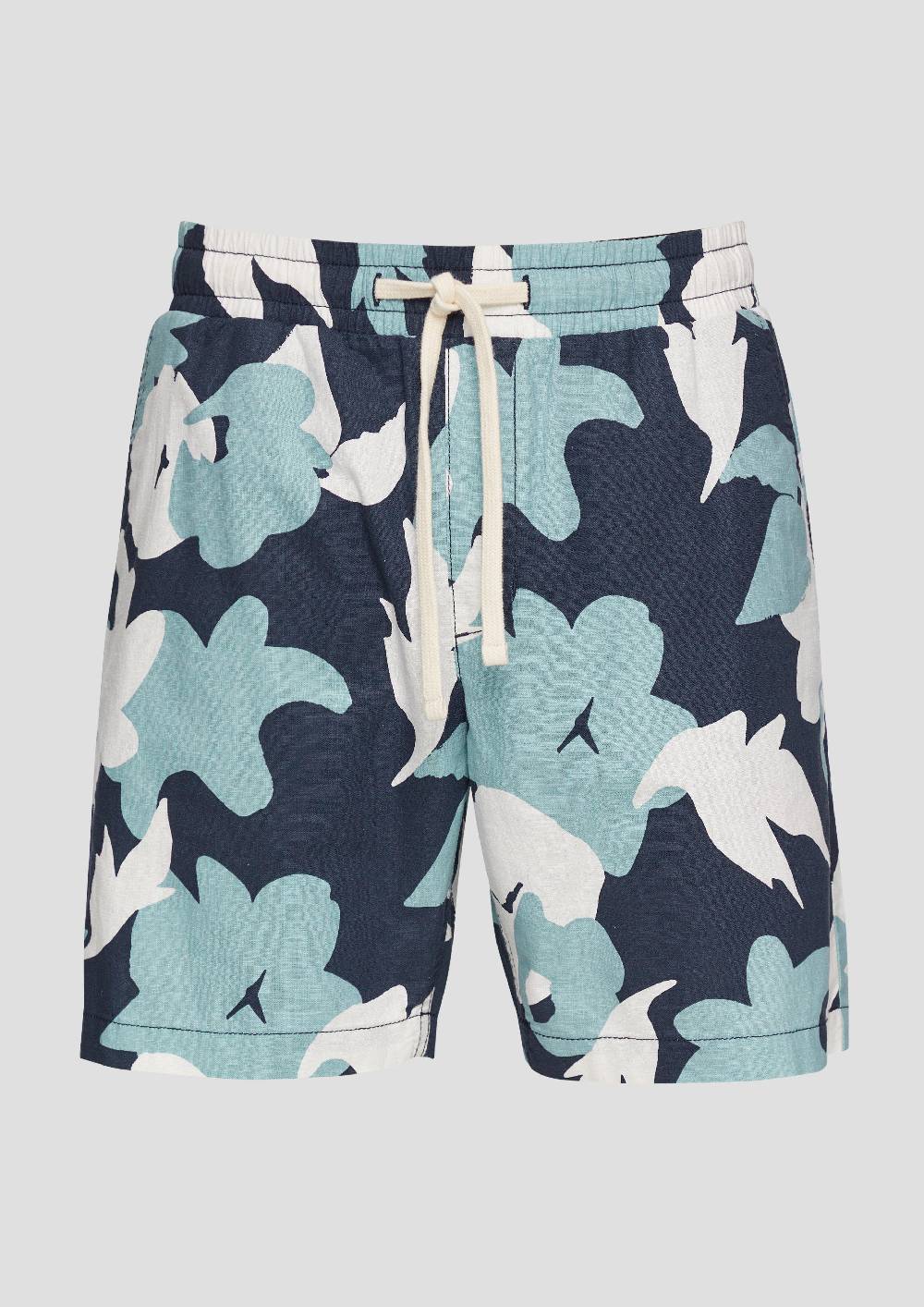 S.Oliver Shorts Mit All-over-Print Und Elastischem Bund