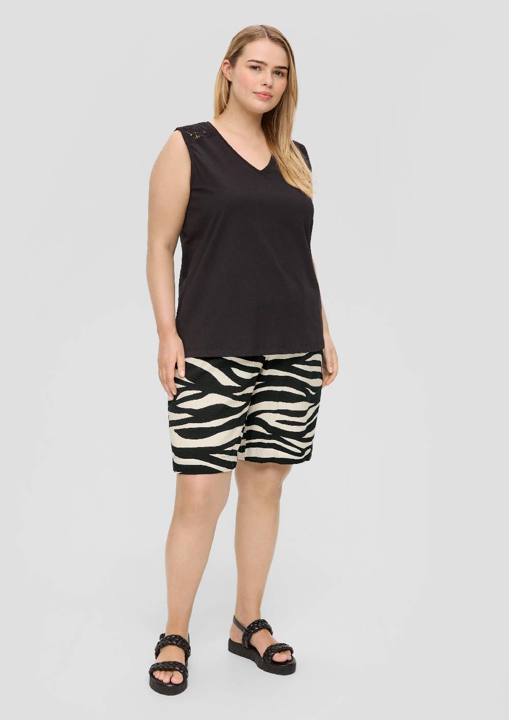 S.Oliver Shorts Mit Eingrifftaschen Und Elastischem Bund