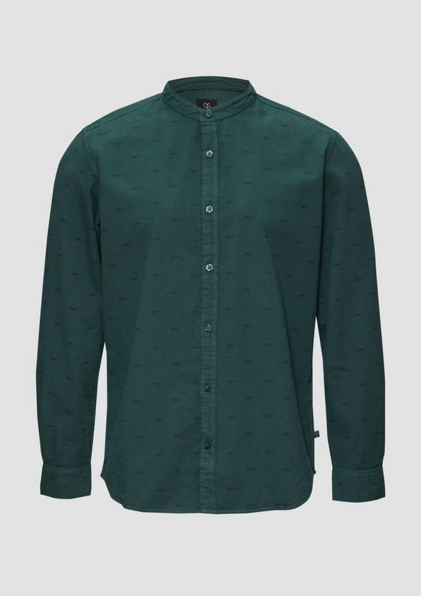 s.Oliver Slim Fit: Gewaschenes Hemd mit All-over-Print