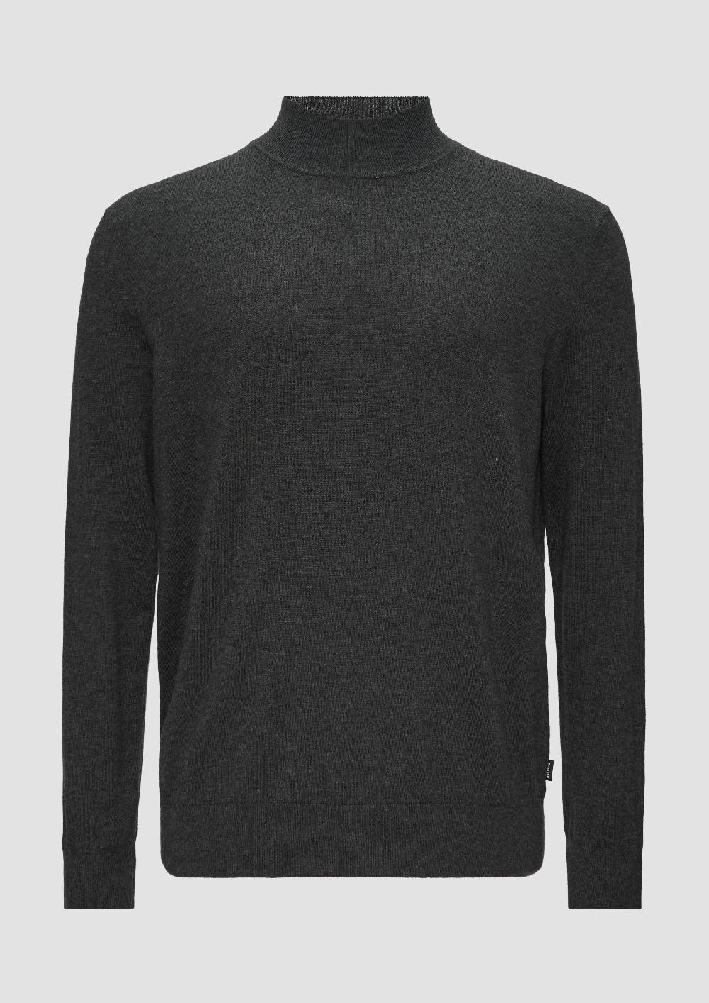 S.Oliver Softer Turtleneckpullover Aus Baumwoll-Merino-Mix