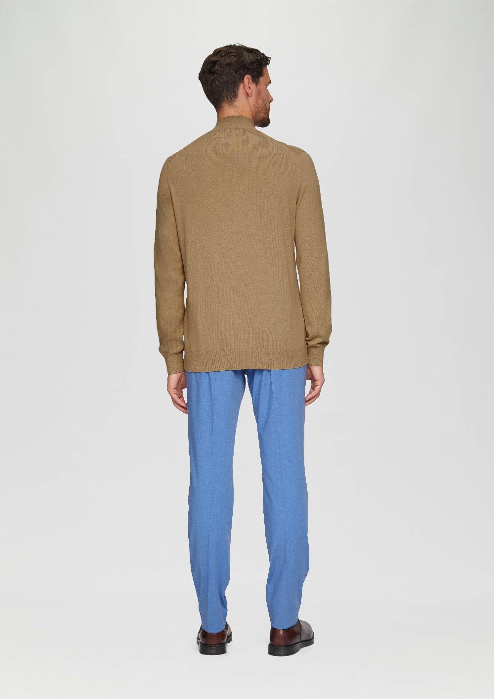 S.Oliver Softer Turtleneckpullover Aus Baumwoll-Merino-Mix