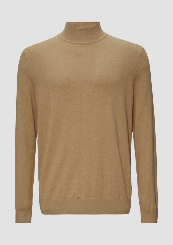 s.Oliver Softer Turtleneckpullover aus Baumwoll-Merino-Mix