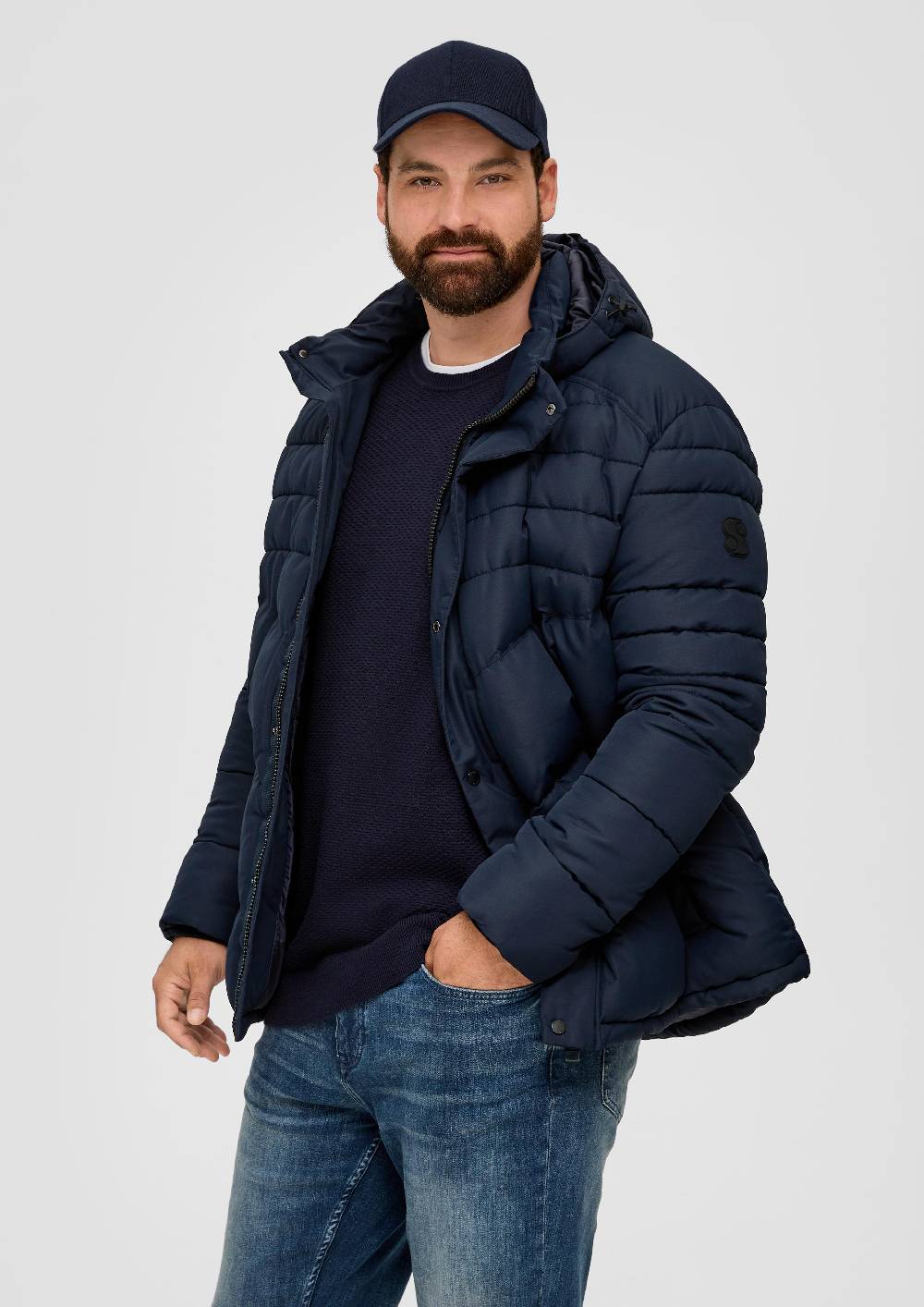 S.Oliver Sportive Steppjacke In Strukturierter Qualität