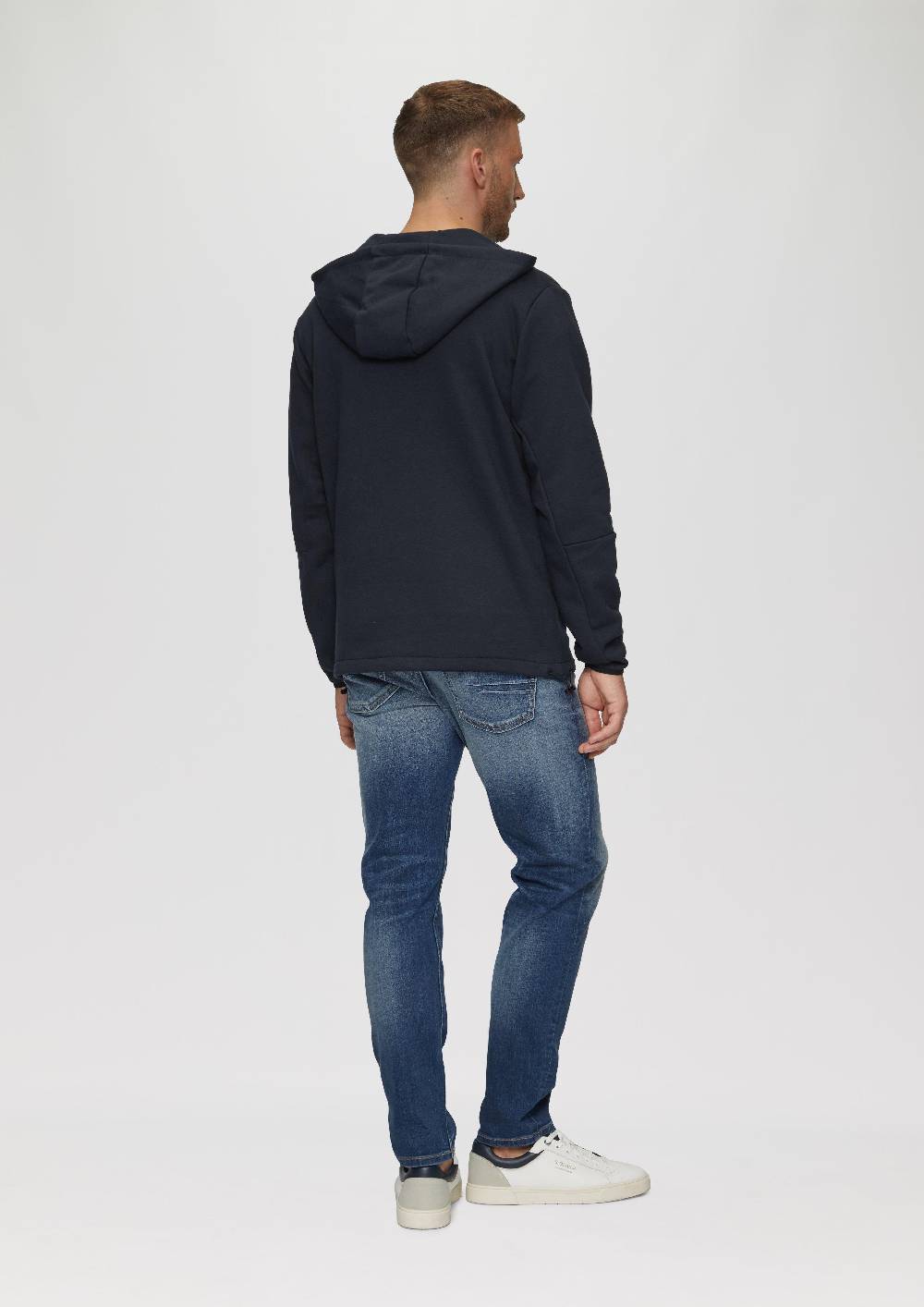 S.Oliver Sportives Kapuzen-Sweatshirt Mit Zip-Details
