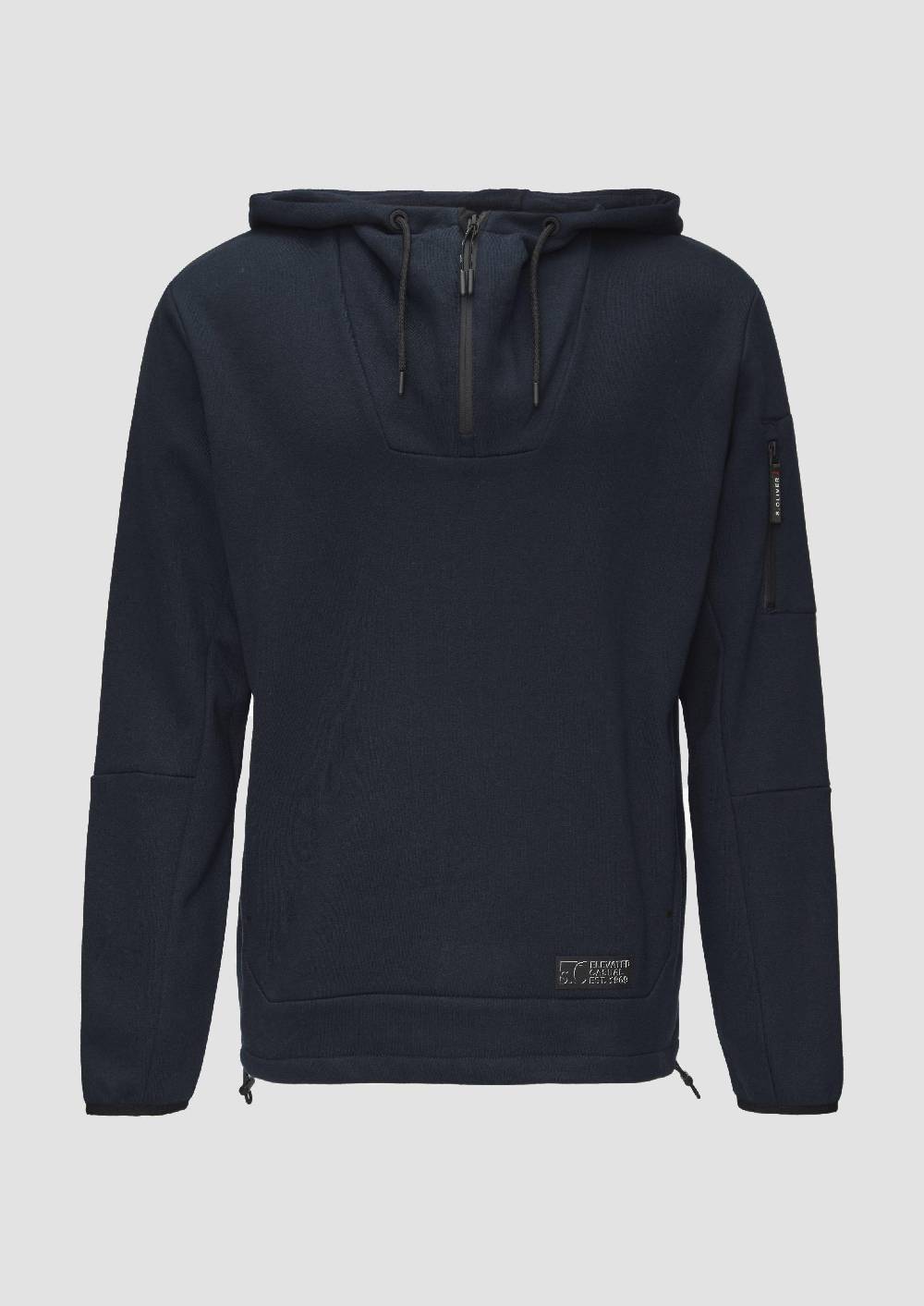 S.Oliver Sportives Kapuzen-Sweatshirt Mit Zip-Details