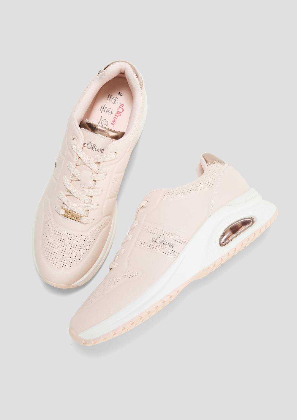 S.Oliver Sportliche Sneaker Mit Gepolsterter Laufsohle