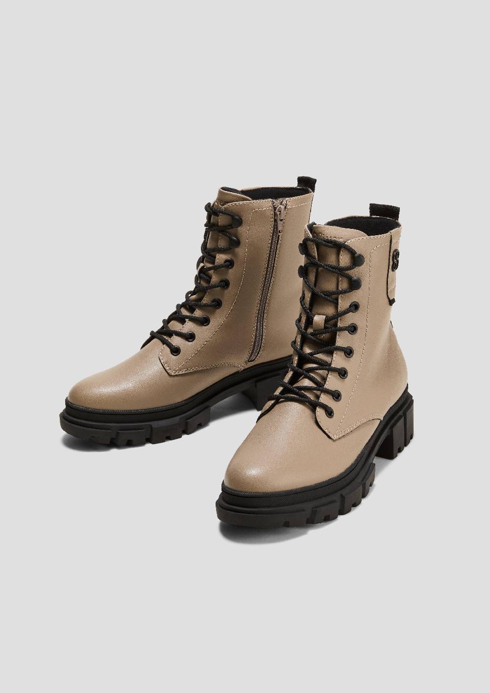 S.Oliver Stiefeletten Mit Schnürung Und Reißverschluss