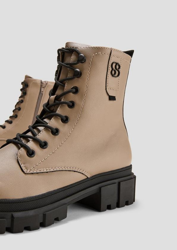 s.Oliver Stiefeletten mit Schnürung und Reißverschluss