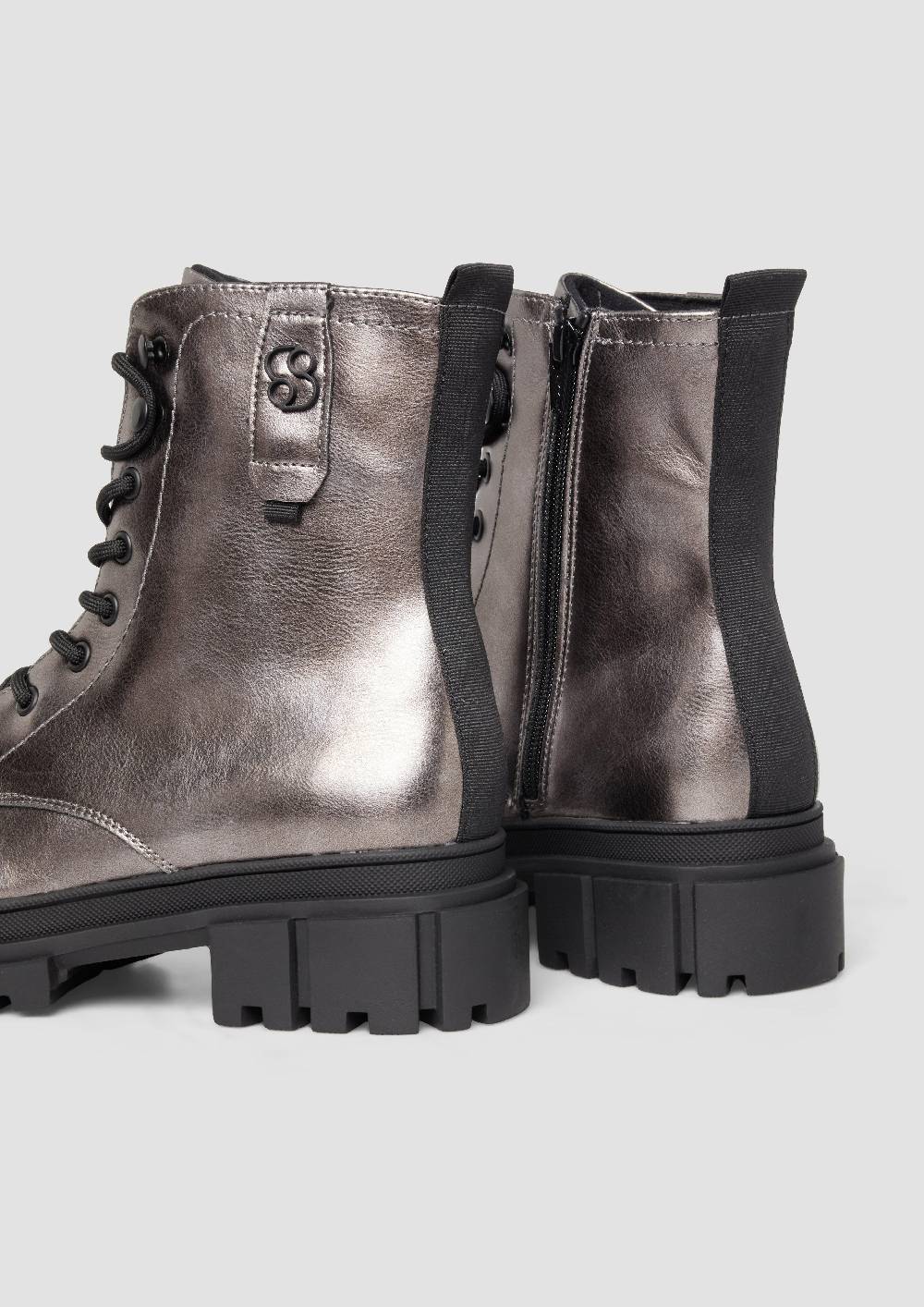 S.Oliver Stiefeletten Mit Schnürung Und Reißverschluss