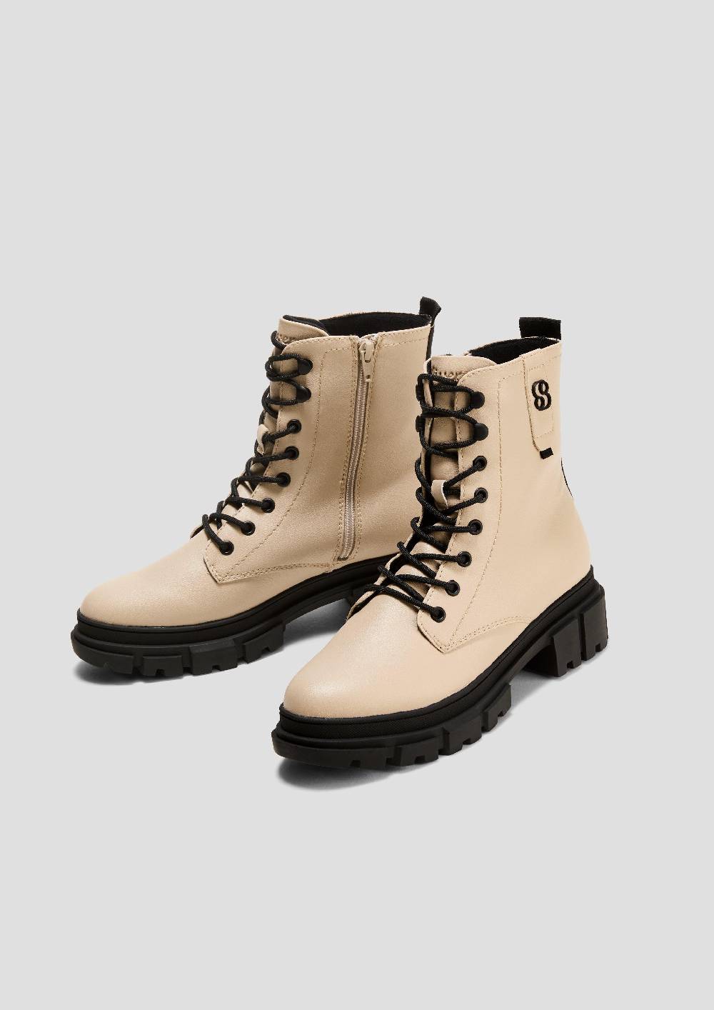 S.Oliver Stiefeletten Mit Schnürung Und Reißverschluss