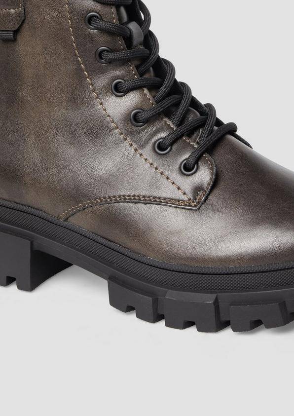 s.Oliver Stiefeletten mit Schnürung und Reißverschluss