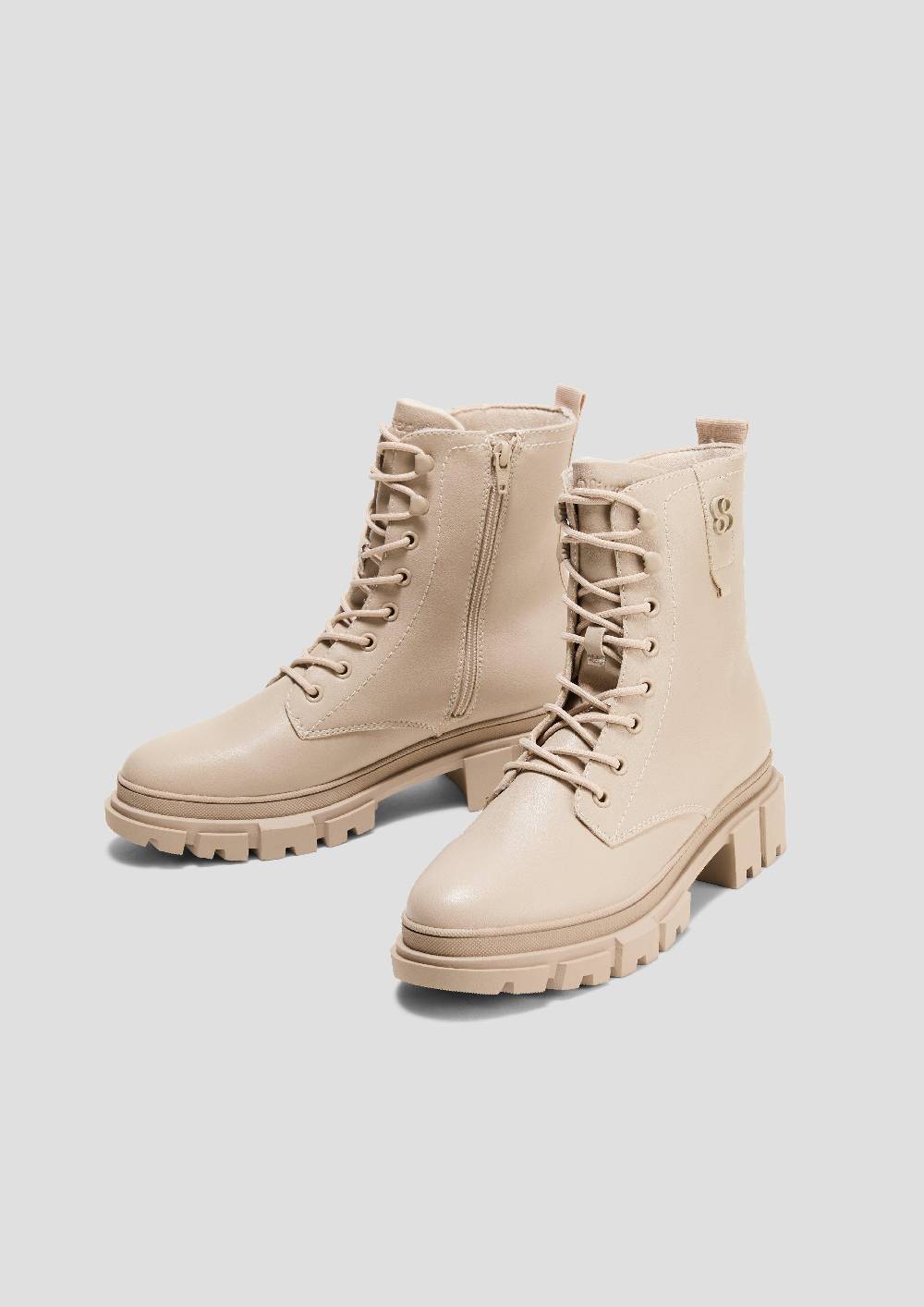S.Oliver Stiefeletten Mit Schnürung Und Reißverschluss
