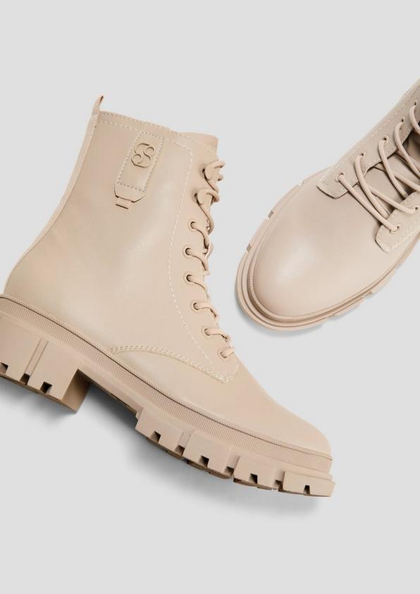 s.Oliver Stiefeletten mit Schnürung und Reißverschluss