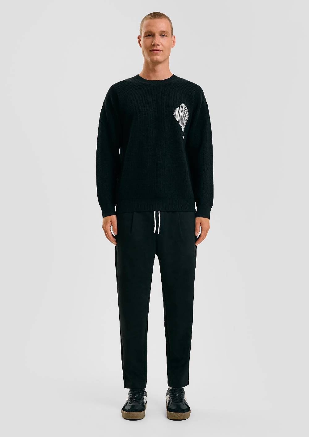 S.Oliver STREETS Kapsel Strickpullover Mit Applikation