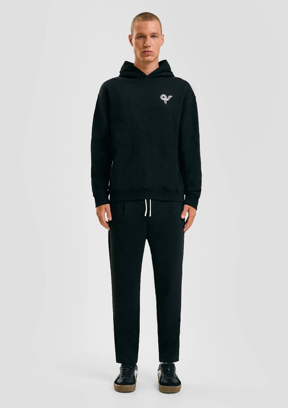 S.Oliver STREETS Kapsel Sweatshirt Aus Schwerer Baumwolle Mit Front- Und Rückenprint