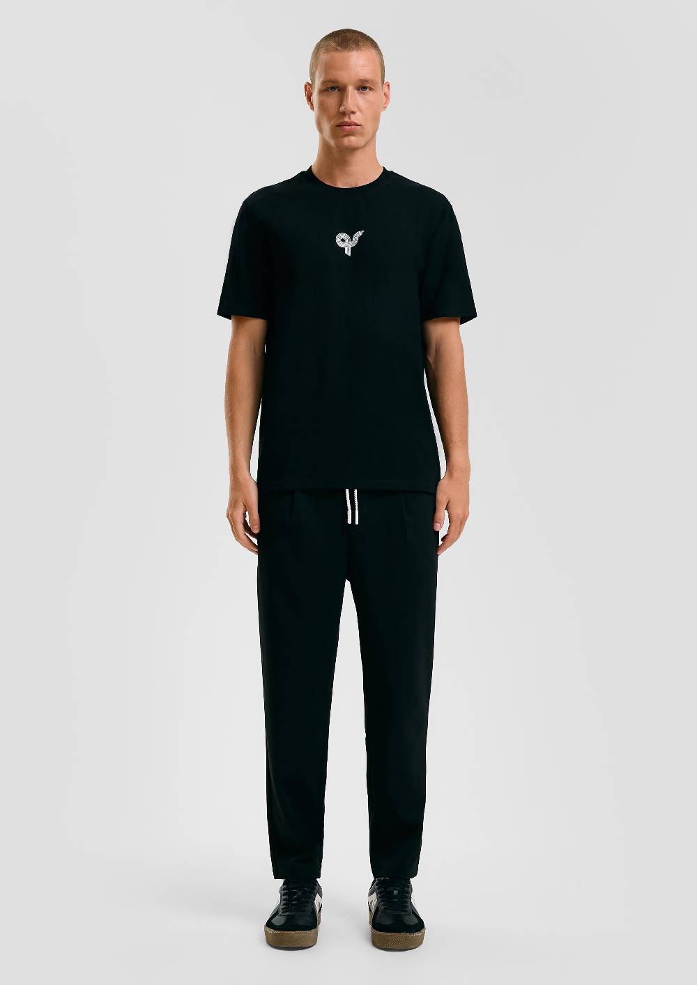 S.Oliver STREETS Kapsel T-Shirt Aus Schwerer Baumwolle Mit Logo- Und Rückenprint