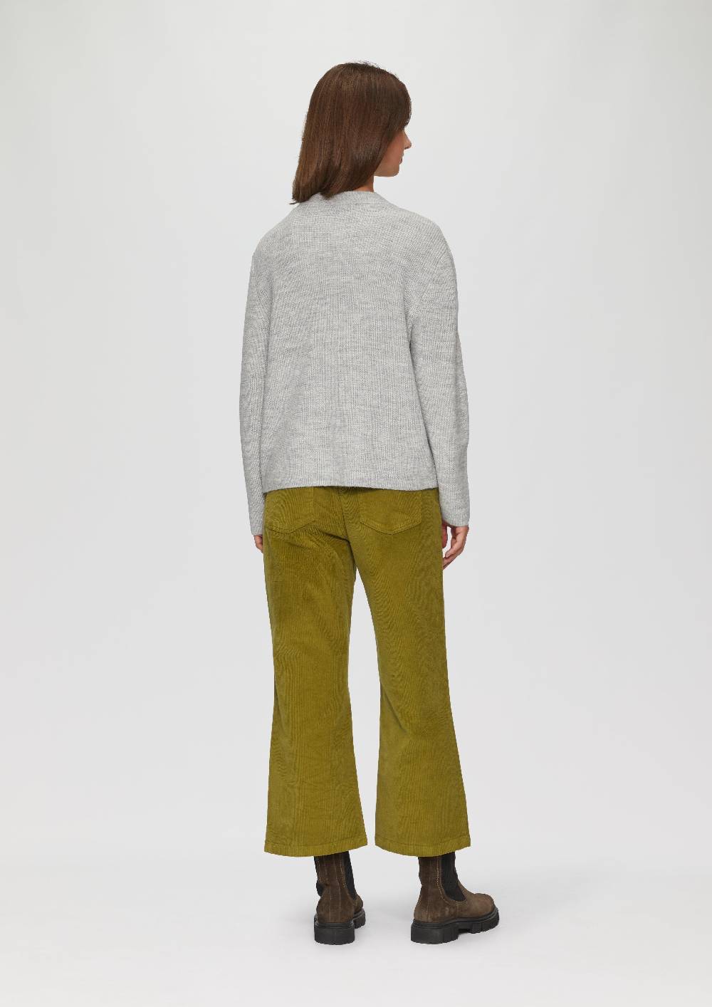 S.Oliver Strickjacke Aus Alpakamix Mit Aufgesetzten Taschen