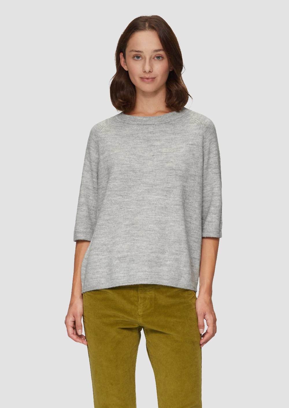 S.Oliver Strickpullover Im Alpakamix Mit Relaxed Fit