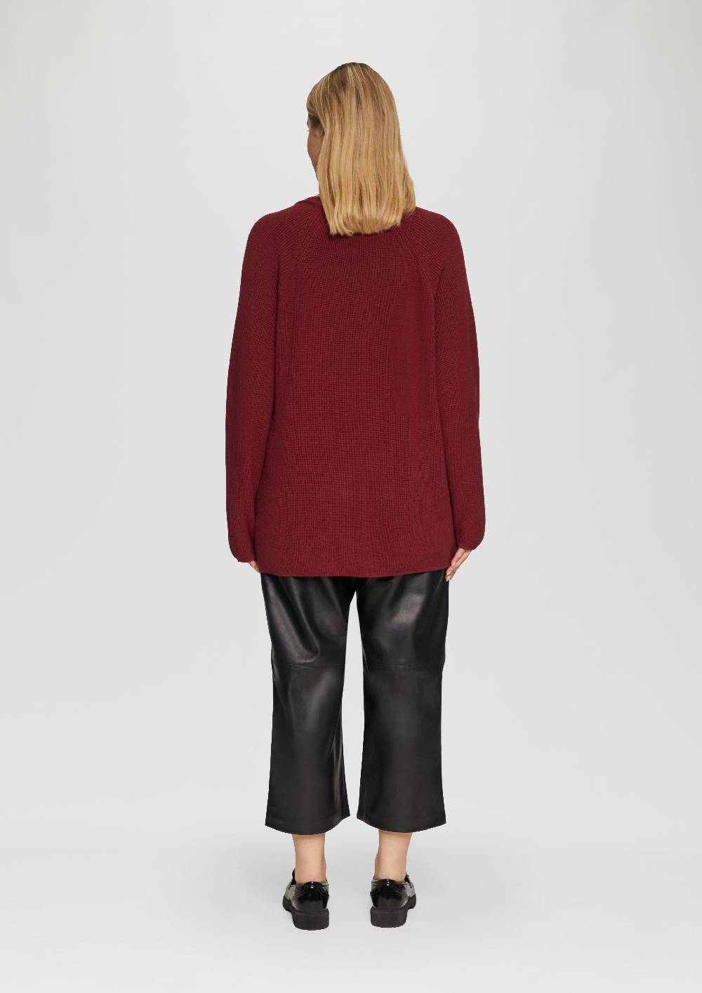 S.Oliver Strickpullover Mit V-Ausschnitt Im Loose Fit