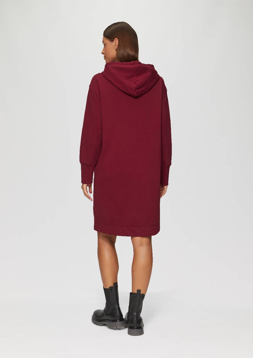 S.Oliver Sweatkleid Mit Eingrifftaschen Und Vorgesetzter Seitennaht