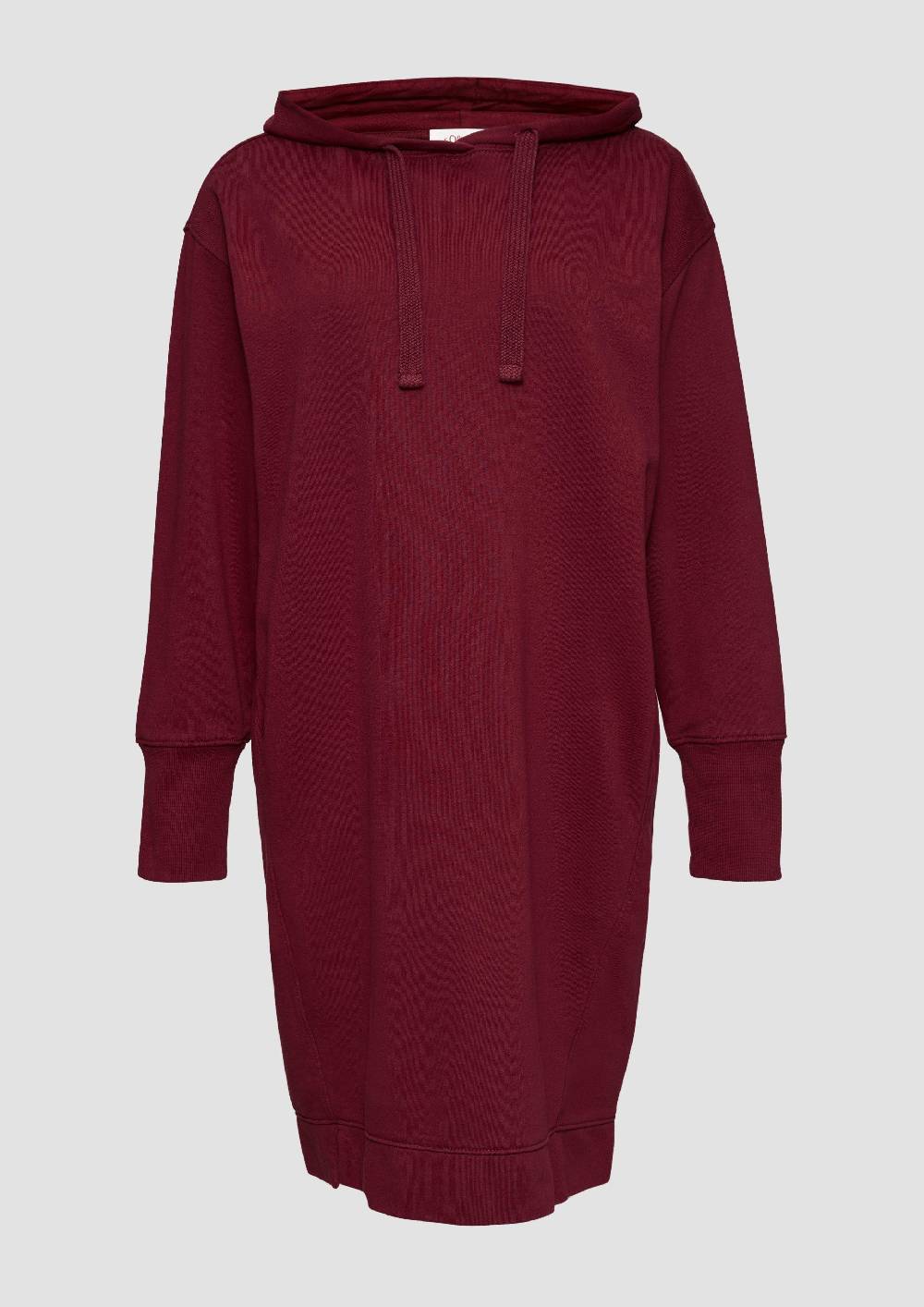 S.Oliver Sweatkleid Mit Eingrifftaschen Und Vorgesetzter Seitennaht