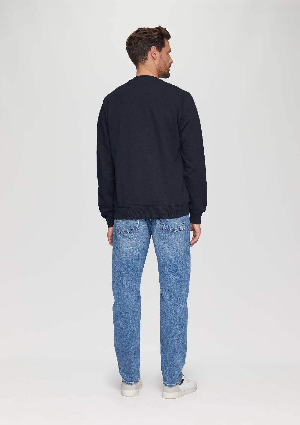 S.Oliver Sweatshirt Aus Baumwollmix Mit Logo-Detail