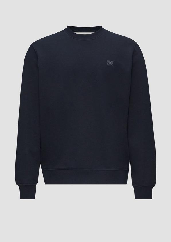 s.Oliver Sweatshirt aus Baumwollmix mit Logo-Detail
