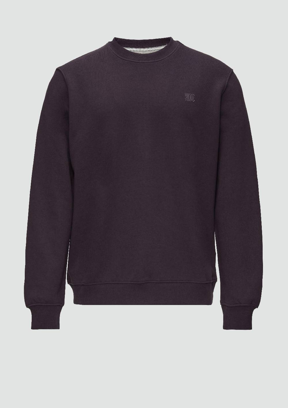 S.Oliver Sweatshirt Aus Baumwollmix Mit Logo-Detail