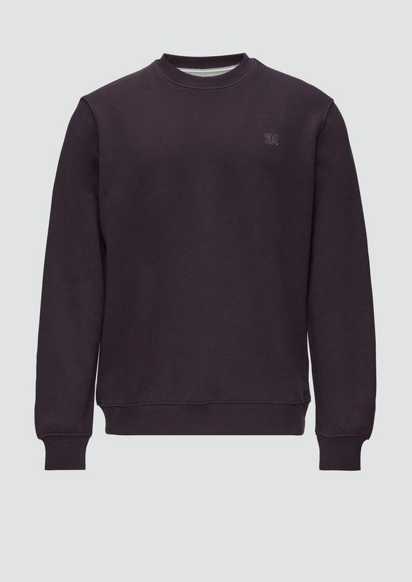 s.Oliver Sweatshirt aus Baumwollmix mit Logo-Detail