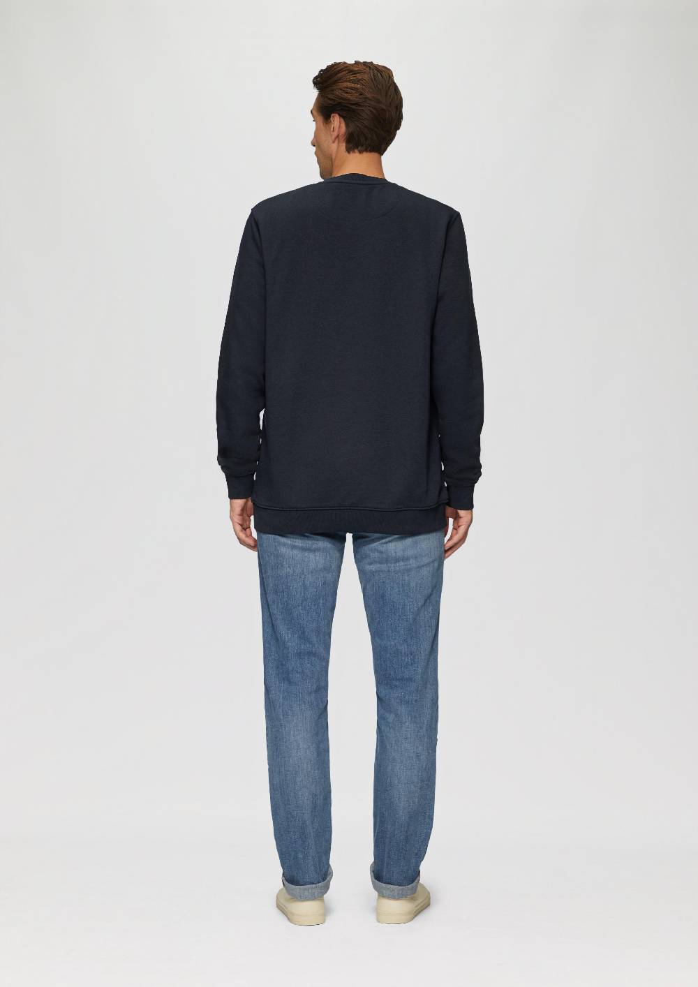 S.Oliver Sweatshirt Aus Baumwollmix Mit Logo-Detail