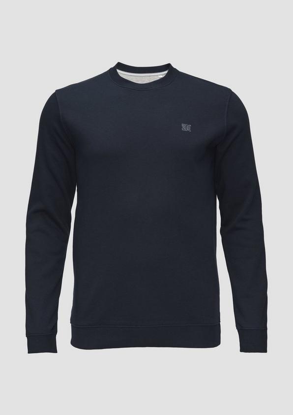 s.Oliver Sweatshirt aus Baumwollmix mit Logo-Detail