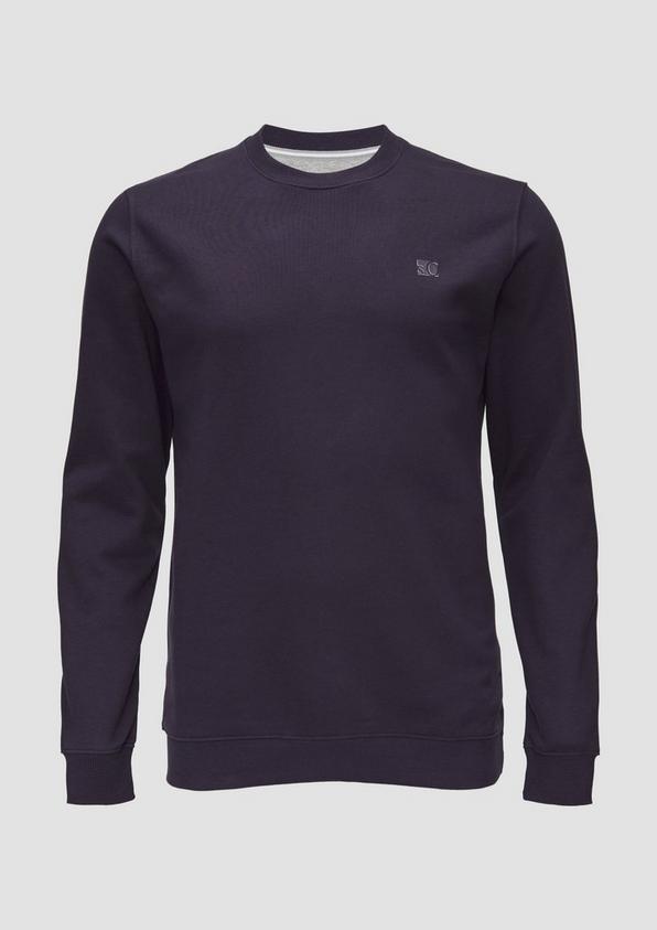 s.Oliver Sweatshirt aus Baumwollmix mit Logo-Detail