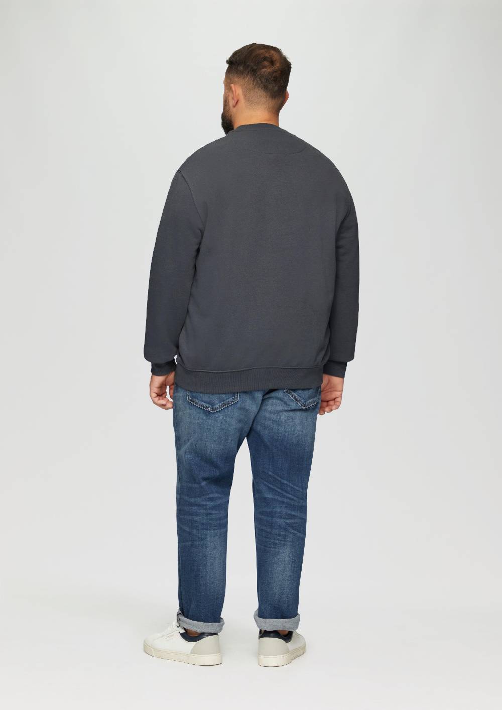S.Oliver Sweatshirt Aus Baumwollmix Mit Logo-Detail